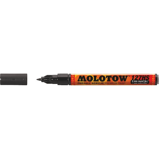 MOLOTOW One4All Acrylic Marker 1mm 180 Signal Black
