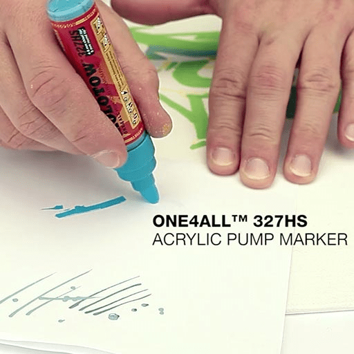 MOLOTOW One4All Acrylic Marker 8mm 006 Zinc Yellow