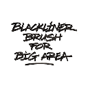MOLOTOW Permanent Blackliner Brush Marker