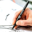 MOLOTOW Permanent Blackliner Brush Pen