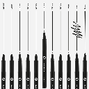 MOLOTOW Permanent Blackliner Pen Round