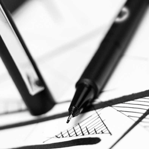 MOLOTOW Permanent Blackliner Pen Round