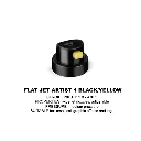 MOLOTOW Spray Paint Cap Flat Jet Artist 1 (Black & Yellow)