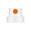 MOLOTOW Spray Paint Cap Silent Fat (White & Orange)