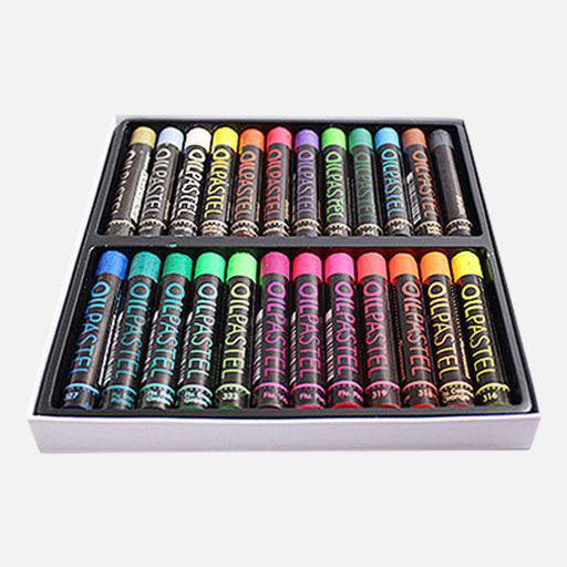 MUNGYO Gallery Oil Pastel Metallic & Fluorescent Set x 24