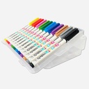 MUNGYO Permanent Fabric Marker Set x 12