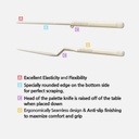 MUNGYO Plastic Palette Painting Knife Set x 6