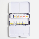 MUNGYO Professional Watercolor Paint 1/2 Pan Brilliant Memories Set x 12