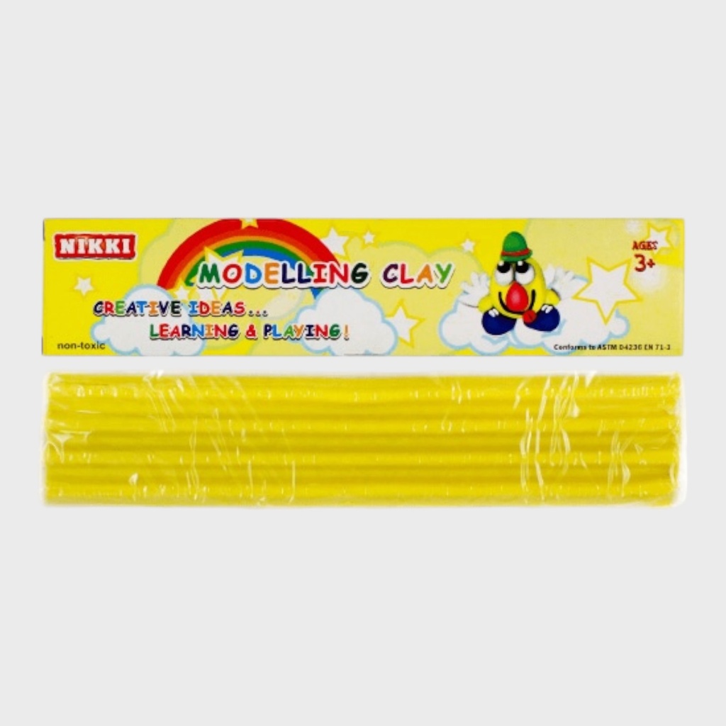 NIKKI Modelling Clay Plasticine 150g (Sold In Random Colors)