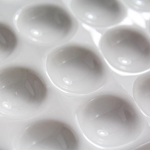 OVJ 28-Well Porcelaine Palette