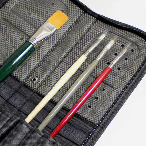 OVJ Canvas Long 10-Brush Case