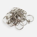 OVJ Silver Key Ring 25mm x 25