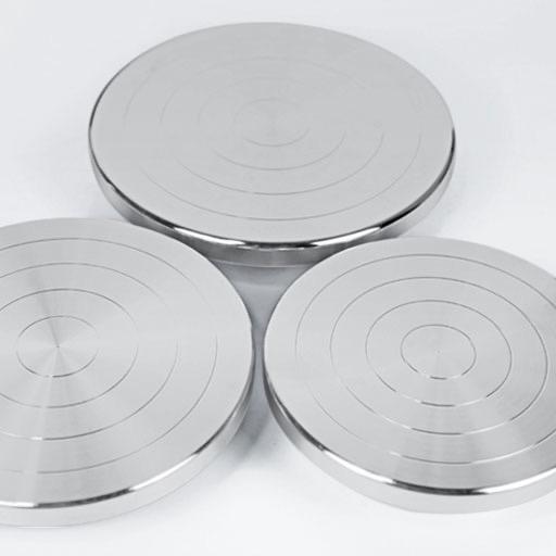 OVJ Stainless Steel Pottery Turntable 20cm