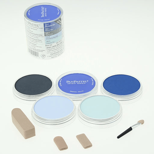 PANPASTEL Artist Pastel Blues Set x 5