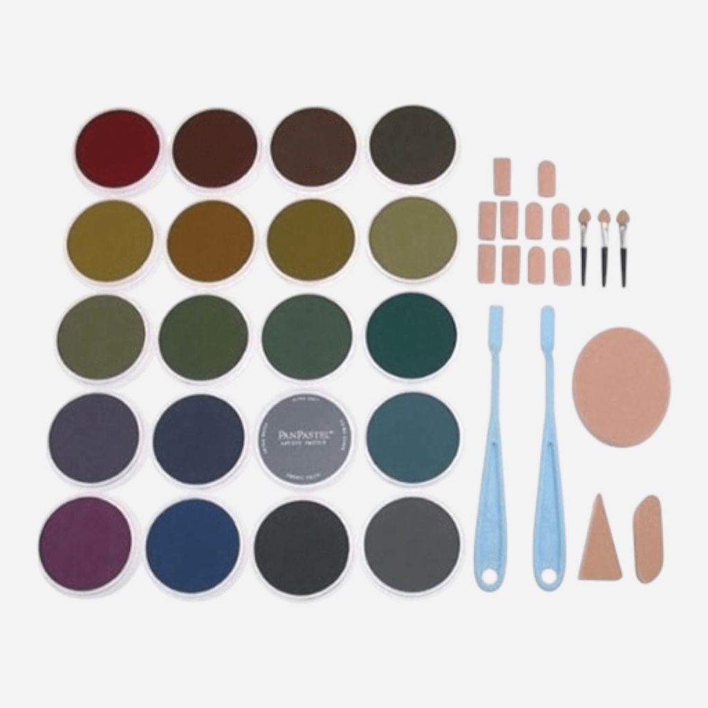 PANPASTEL Artist Pastel Extra Dark Shades Set x 20
