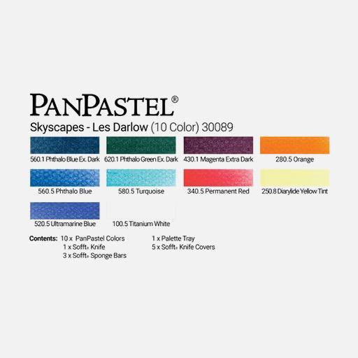 PANPASTEL Artist Pastel Les Darlow Skyscape Set x 10