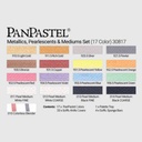 PANPASTEL Artist Pastel Metallics, Pearlescents & Mediums & Palette Tray & Sofft Set x 17