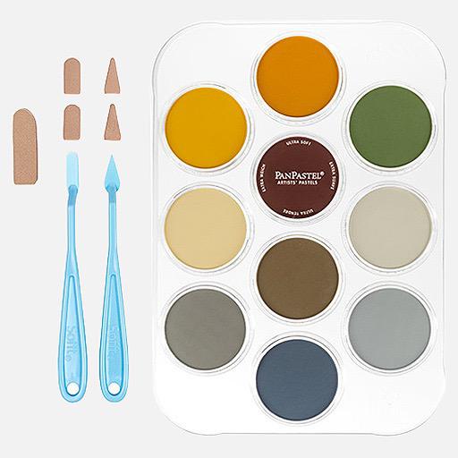 PANPASTEL Artist Pastel Susan’s Garden Flower Coloring Set 3 x 10