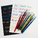 PENTEL Hybrid Dual Metallic Roller Pen Gold