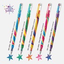 PENTEL Hybrid Dual Metallic Roller Pen Set A x 5