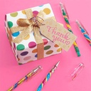 PENTEL Hybrid Dual Metallic Roller Pen Set A x 5