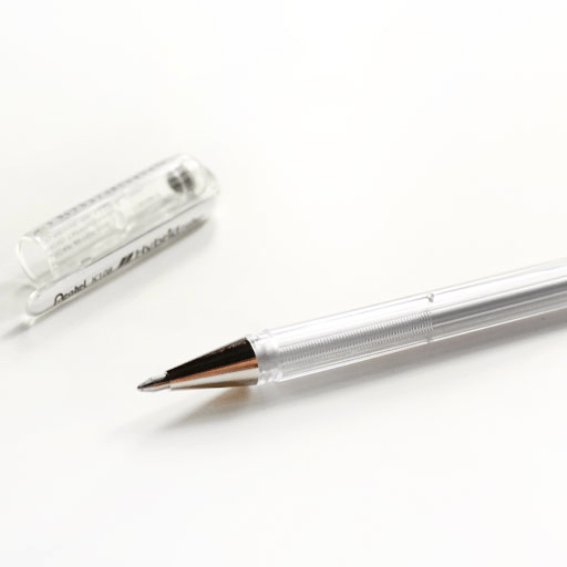PENTEL Hybrid Roller Pen Silver