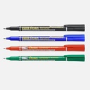 PENTEL Marcador Extra Fine Permanent Marker Set x 4
