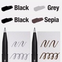 PENTEL Pigment Brush Sign Pen Set x 4