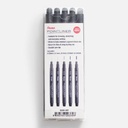 PENTEL Pointliner Drawing Pen Set x 5