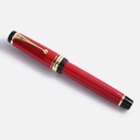 PILOT Custom Urushi Vermilion Fountain Pen 18K Gold Fine-Medium