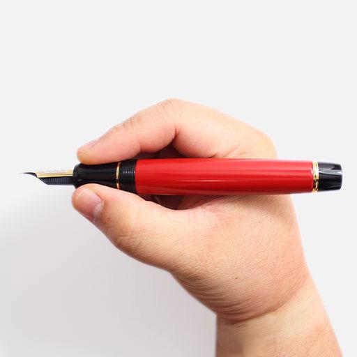 PILOT Custom Urushi Vermilion Fountain Pen 18K Gold Fine-Medium