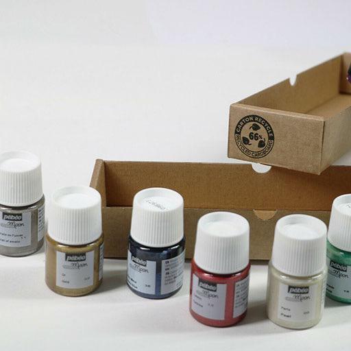 PEBEO Fantasy Moon Marble Paint 20ml Set x 6