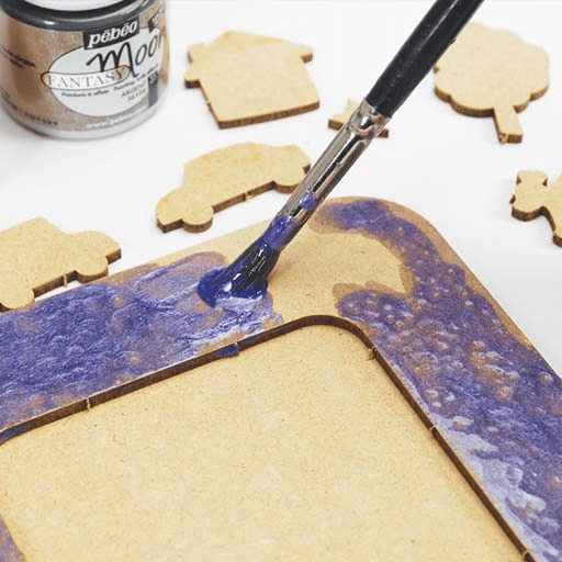 PEBEO Fantasy Moon Marble Paint 45ml 34 Chocolate