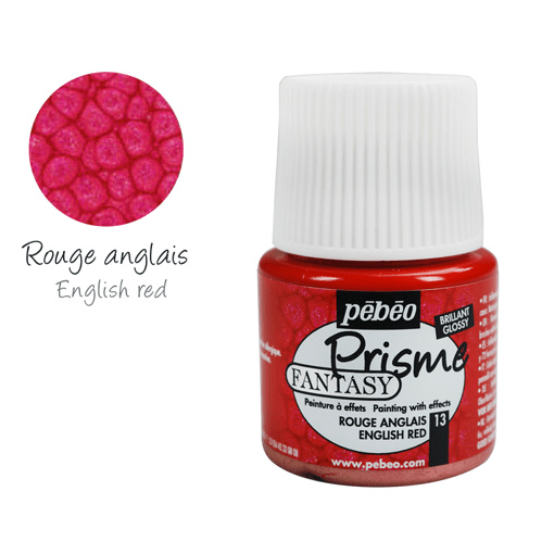 PEBEO Fantasy Prisme Honeycomb Paint 45ml 13 English Red