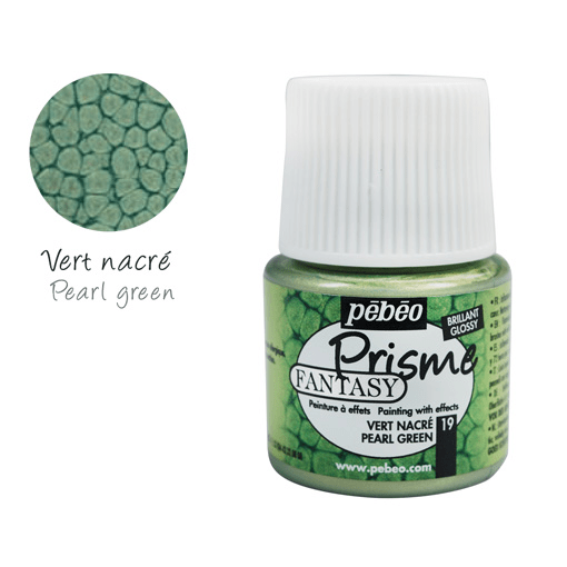 PEBEO Fantasy Prisme Honeycomb Paint 45ml 19 Pearl Green