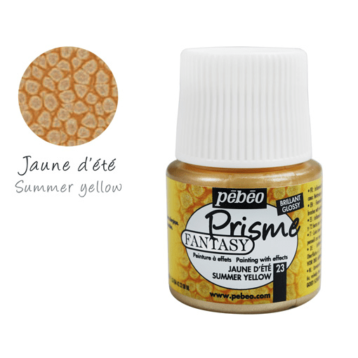 PEBEO Fantasy Prisme Honeycomb Paint 45ml 23 Summer Yellow