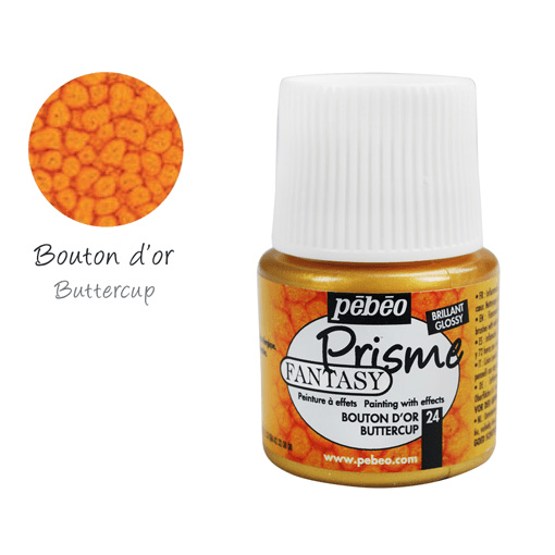 PEBEO Fantasy Prisme Honeycomb Paint 45ml 24 Buttercup