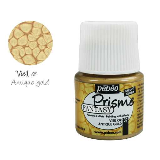 PEBEO Fantasy Prisme Honeycomb Paint 45ml 32 Antique Gold