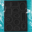 PEBEO Gedeo Silicone Mould Geometric Sheet 2