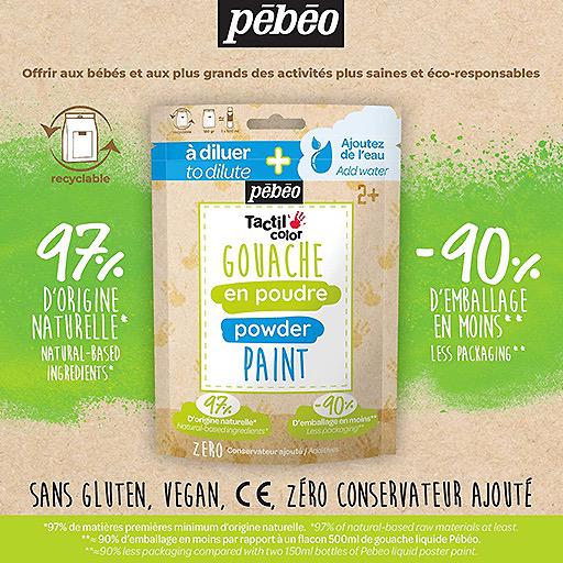 PEBEO Gouache Paint Powder 100g Red