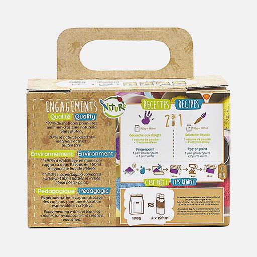 PEBEO Gouache Paint Powder 100g Set x 4