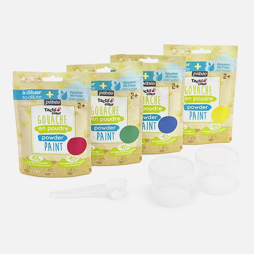 PEBEO Gouache Paint Powder 100g Set x 4