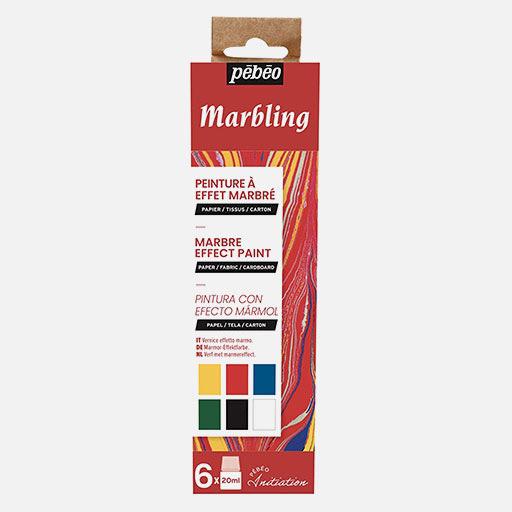PEBEO Marbling Paint 20ml Set x 6