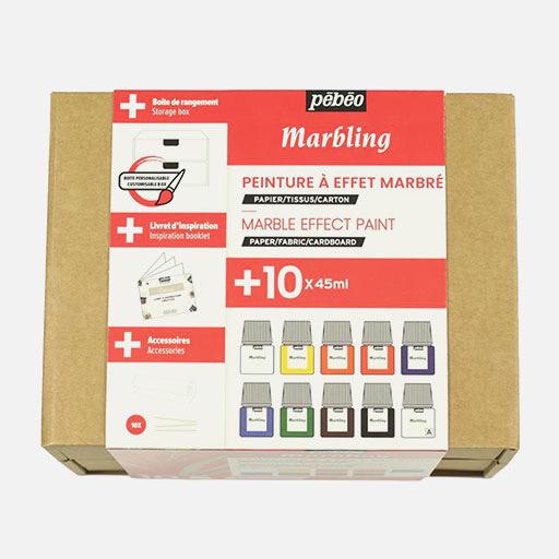 PEBEO Marbling Paint 45ml Set x 10