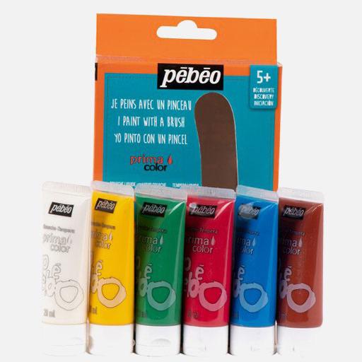 PEBEO Primacolor Gouache 20ml Set x 6