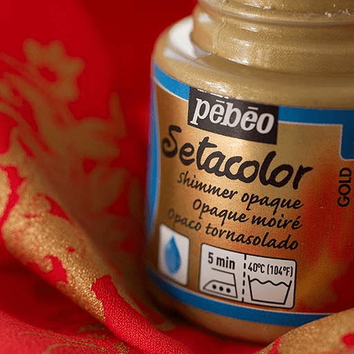 PEBEO Setacolor Opaque 45ml 45 Shimmer Gold