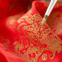 PEBEO Setacolor Opaque 45ml 46 Shimmer Passion Red