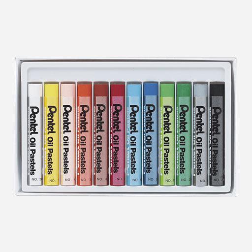 PENTEL Arts Oil Pastel Set x 12
