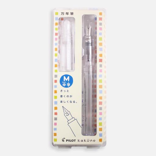 PILOT Kakuno Clear Fountain Pen Medium