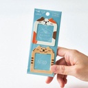 PINE BOOK Large Flat Clip Shiba Inu x 8